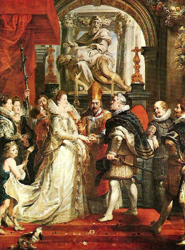 Peter Paul Rubens the proxy marriage of marie de medicis